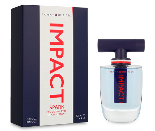 Tommy Impact  SPARK Agua de tocador 100 ml + Travel 4 ml Hombre