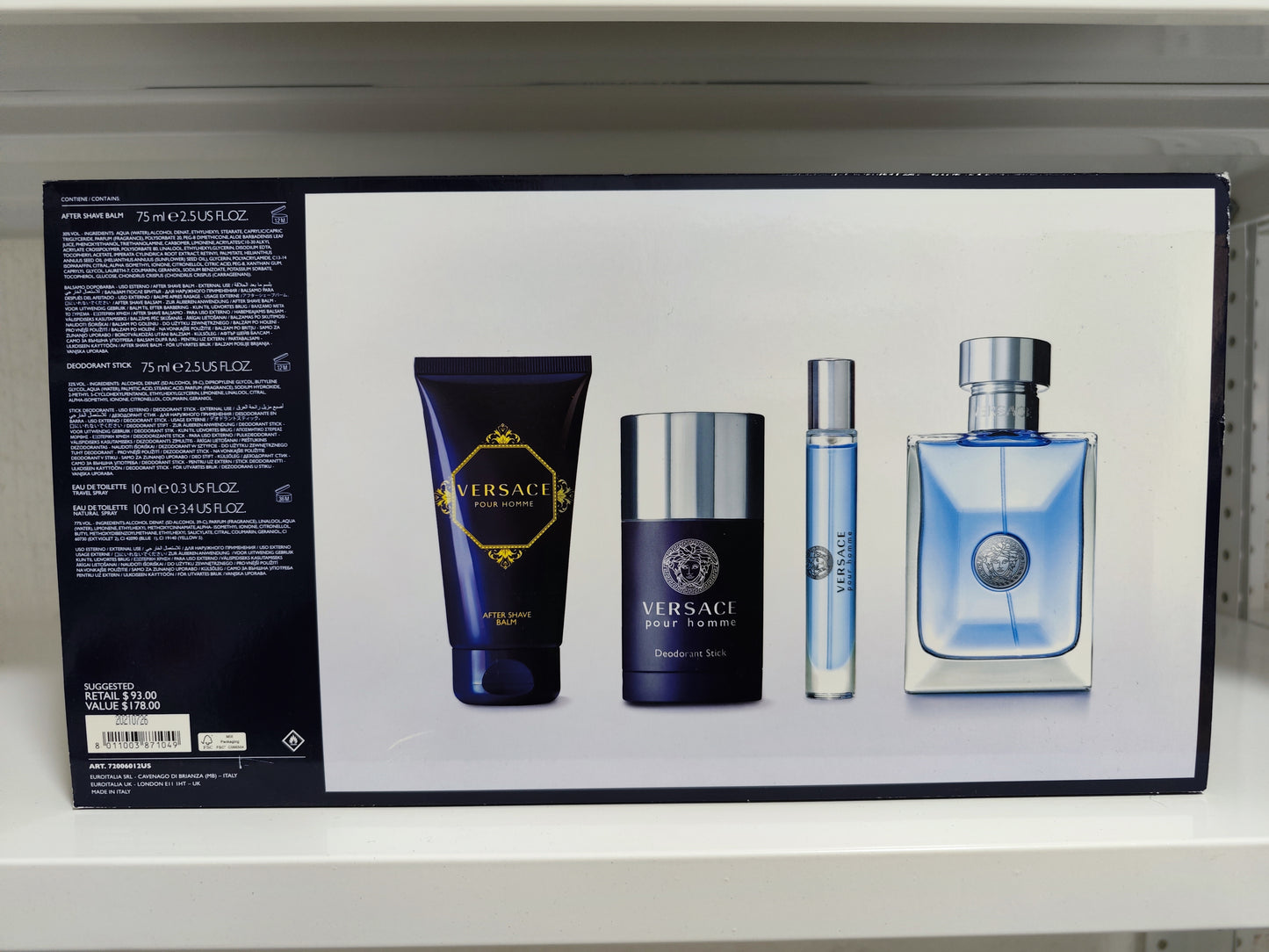 Versace Pour Homme 100 ml Set 4 piezas