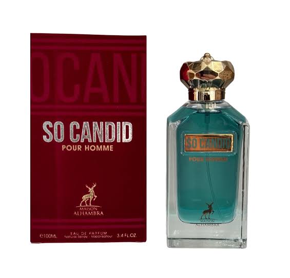 MAISON ALHAMBRA SO CANDID POUR HOMME EDP 100ML