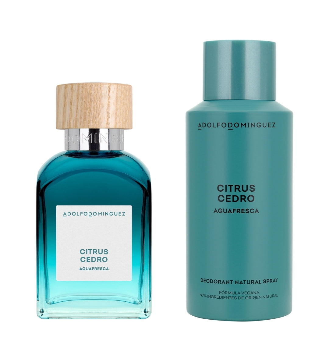 Adolfo Domínguez Citrus Cedro Set PERFUME 120 ML y desodorante 150ML